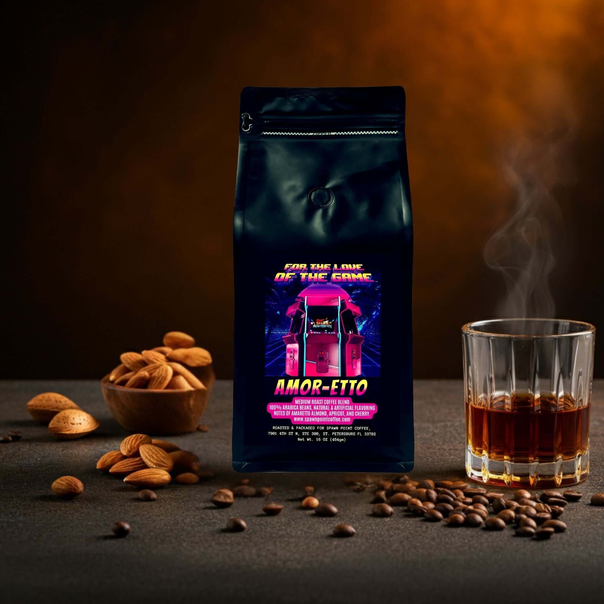 For the Love of the Game | Medium Roast Amaretto Flavored Coffee