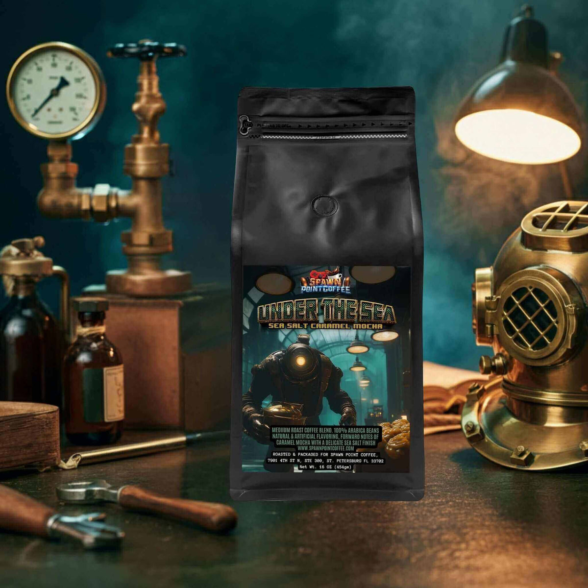 Under the Sea Sea Salt Caramel | Medium Roast Flavored Coffee – Spawn ...