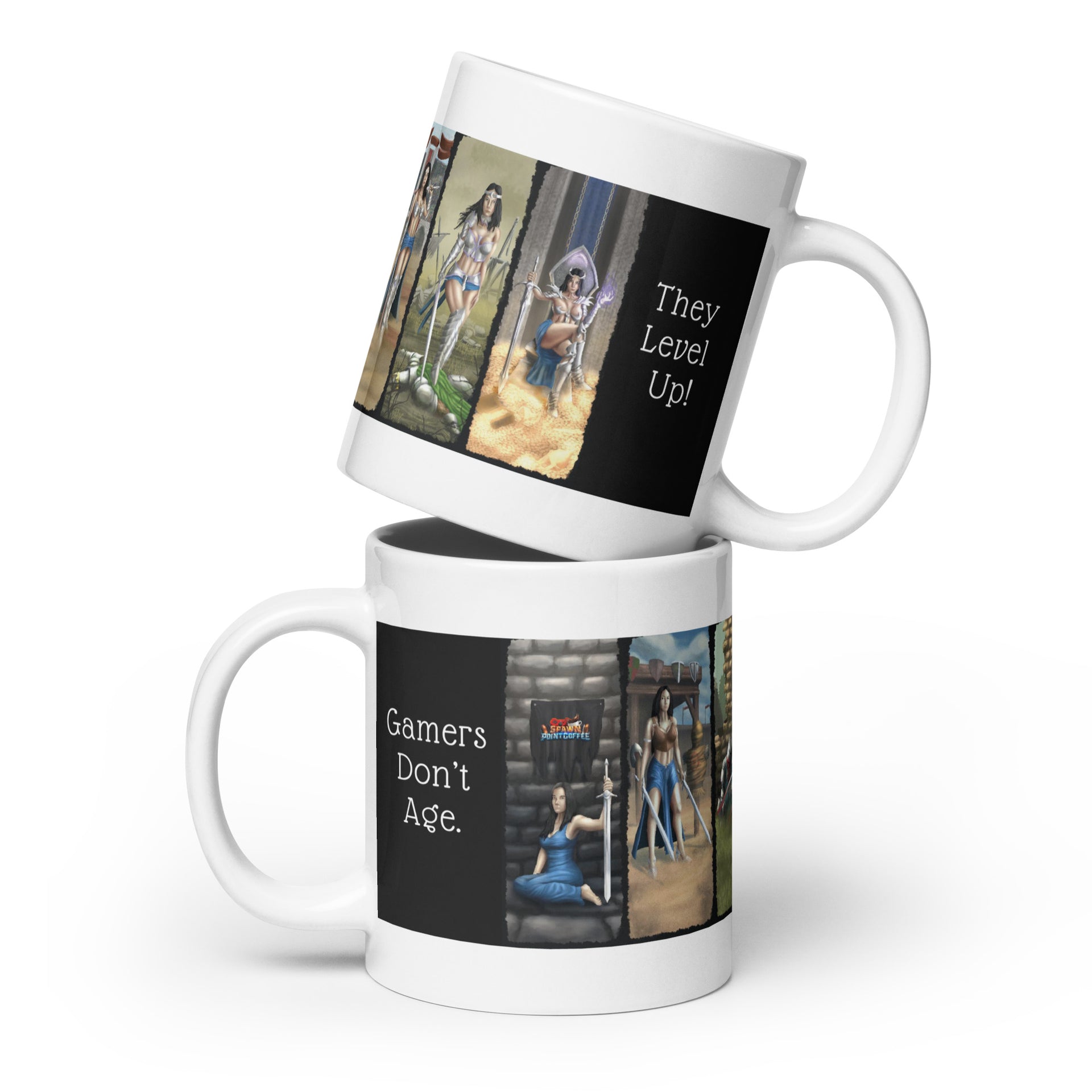 aging coffee mug Gamers Don't Age Coffee Mug